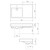 Liano Nexus Wall Basin Right Hand with Overflow 750mm White 3 Tap Holes [131400]