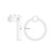 Mecca Hand Towel Ring Brushed Bronze [286874]