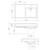 Liano Nexus Wall Basin Left Hand with Overflow 750mm White 3 Tap Holes [131402]