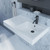 Liano Nexus Wall Basin Left Hand with Overflow 750mm White 1 Tap Hole [131403]
