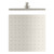 ABS (Plastic) Square Shower Head 250mm 3Star Brushed Nickel [286801]