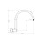 York Wall Shower Arm 350mm Reach Aged Brass [286942]