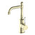 York Basin Mixer with White Porcelain Lever 5Star Aged Brass [286934]
