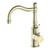 York Basin Mixer (Hook Spout) with White Porcelain Lever 5Star Aged Brass [286970]