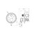 York Bath & Shower Diverter Mixer with White Porcelain Lever Aged Brass [287008]