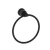 York Towel Ring Matte Black [287031]