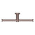 Mecca Double Toilet Roll Holder Brushed Bronze [287124]