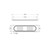 New Mecca Metal Shower Shelf Brushed Nickel [287173]