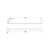 Celia Towel Rail Single 800mm Brushed Nickel [286899]