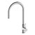 York Sink Mixer (Pull-Out Veggie Spray Function) with White Porcelain Lever 6Star Chrome [286974]