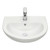 Lawson Wall Basin with Overflow and Bracket 505mm x 415mm White 1 Tap Hole [132840]
