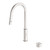 Opal Progressive Sink Mixer Set (separated Spout with Pull Out Sprayer) 6Star Brushed Nickel [286913]