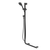Opal Support VJet Shower with 90 Degree Rail Left and Right Matte Black [288716]