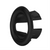 Basin Overflow Ring Round Matte Black [167767]