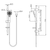 Winton Rail Shower Brushed Nickel [286413]