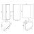 Trinidad Shower Enclosure Angled Rear 1000mm x 1000mm Chrome [124065]