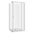 Trinidad Shower Enclosure Square Rear 900mm x 900mm Chrome [151792]
