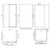 Trinidad Shower Enclosure Square Rear 900mm x 900mm Chrome [151792]