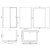 Trinidad Shower Enclosure Rectangle Rear 1200mm x 900mm Chrome [153677]