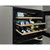 56cm Built In Beverage Serving and Wine Storage Fridge 51L Black/Stainless Steel [253901]