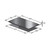 90cm Ceramic Cooktop Black [285758]