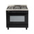 90cm Dual Freestanding 8 Multifunction Oven Black/Stainless Steel [286557]