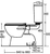 Johnson Suisse Plaza Deluxe Ambulant Vitreous China Linked White S Trap Toilet Suite (4 Star) [198657]