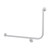 Grab Rail Bariatric 960mm x 600mm Brushed Stainless Left Hand [288190]