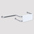 Backrest Wall Mounted with 450mm side extension Hygenic Seal Polish Supreme [288220]