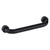 Grab Rail Hygenic Seal Straight 300mm Matte Black [288324]