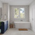 Alpha Back to Wall RH Corner Bath 1500mm [291558]