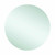 Rio Polished Edge Round Mirror - 500mmØ with Hangers [277886]