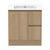 Ascot Floor or Wall Mount Vanity 750mm 2 Draw RH 1 Door Plantation Ash [294620]