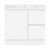 Ascot Floor or Wall Mount Vanity 900mm 2 Draw RH 1 Door Polar White Gloss [294592]