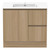 Ascot Floor or Wall Mount Vanity 900mm 2 Drawer RH 1 Door Plantation Ash [294607]