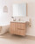 Ascot Floor or Wall Mount Vanity 900mm 2 Drawer RH 1 Door Plantation Ash [294607]