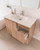 Ascot Floor or Wall Mount Vanity 900mm 2 Drawer RH 1 Door Plantation Ash [294607]