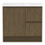 Ascot Floor or Wall Mount Vanity 900mm 2 Drawer RH 1 Door Natural Walnut [294609]