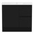 Ascot Floor or Wall Mount Vanity 900mm 2 Drawer RH 1 Door Black [294568]
