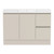 Ascot Floor or Wall Mount Vanity 1200mm 2 Drawer RH 2 Door Amaro [294574]