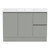 Ascot Floor or Wall Mount Vanity 1200mm 2 Drawer RH 2 Door Grey Nouveau [294586]