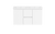 Ascot Floor or Wall Mount Double Vanity 1210mm 2 Draw Centre 2 Door Polar White [294550]