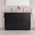 Ascot Floor or Wall Mount Double Vanity 1210mm 2 Draw Centre 2 Door Black [294599]