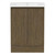Ascot Floor or Wall Mount Slim Vanity 615mm Natural Walnut [294573]