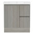 Ascot Floor or Wall Mount Slim Vanity 750mm 2 Drawer RH 1 Door Palomera Oak [294552]