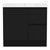 Ascot Floor or Wall Mount Slim Vanity 900mm 2 Drawer RH 1 Door Black [294614]