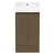 Ascot Floor or Wall Mount Mini Vanity 450mm Natural Walnut [294594]