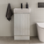 Ascot Floor or Wall Mount Mini Vanity 450mm Palomera Oak [294595]