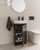 Ascot Floor or Wall Mount Mini Vanity 450mm Black [294588]