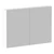 Ascot Mirror Cabinet 1200mm Polar White Gloss [294546]